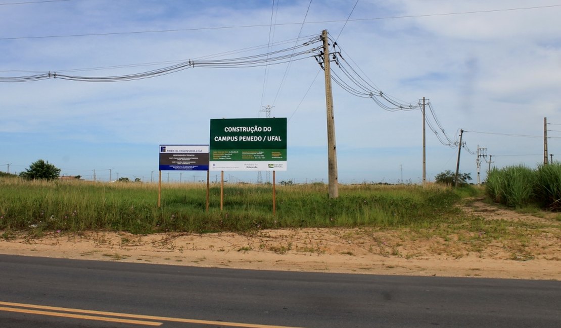 Com apoio da Prefeitura, campus da Ufal começa a ser construído em Penedo