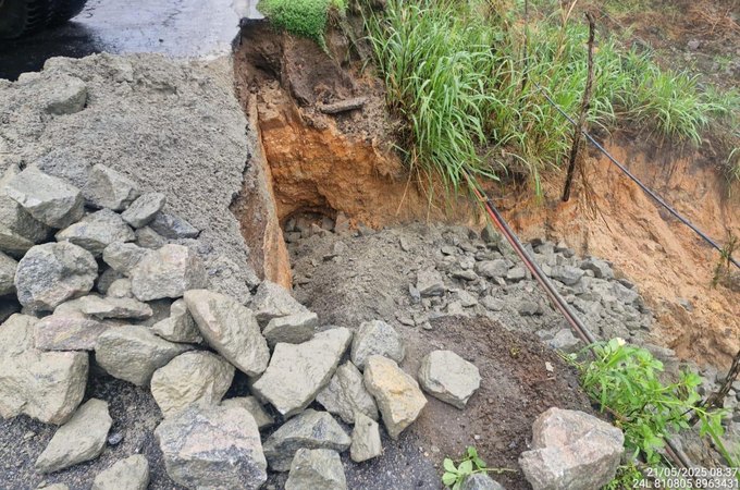 DER contém erosão em acostamento da rodovia AL-210