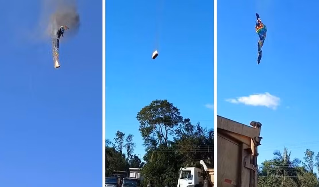 Tragédia: Balão com 21 pessoas pega fogo e deixa 8 mortos, em Santa Catarina