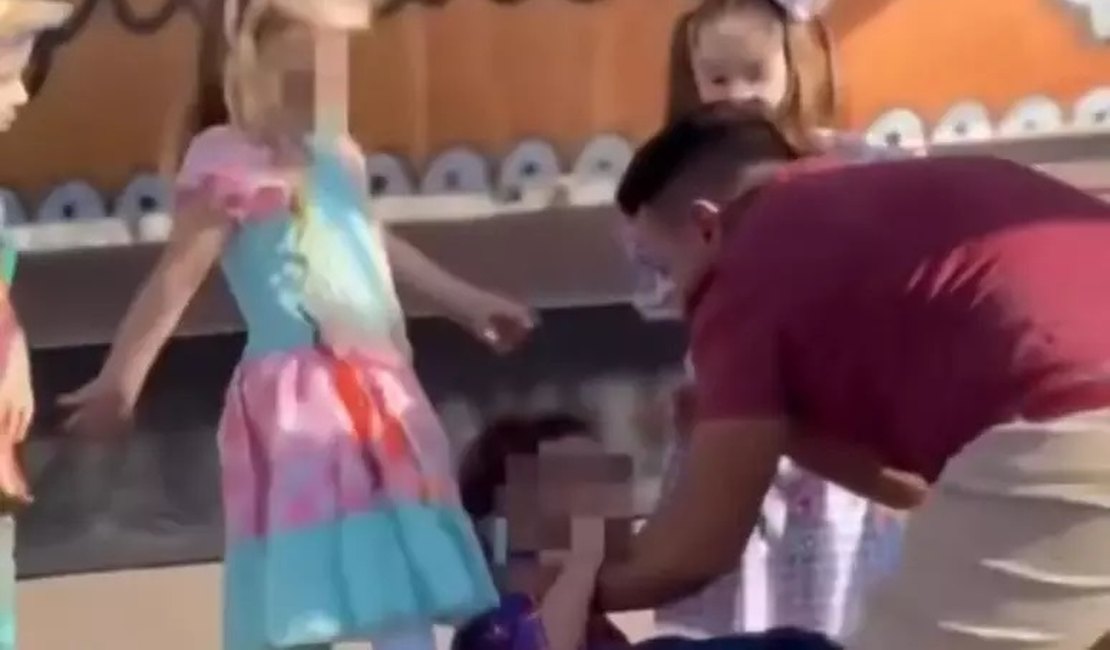 Criança é agredida por homem de 41 anos durante apresentação de festa junina em escola do DF