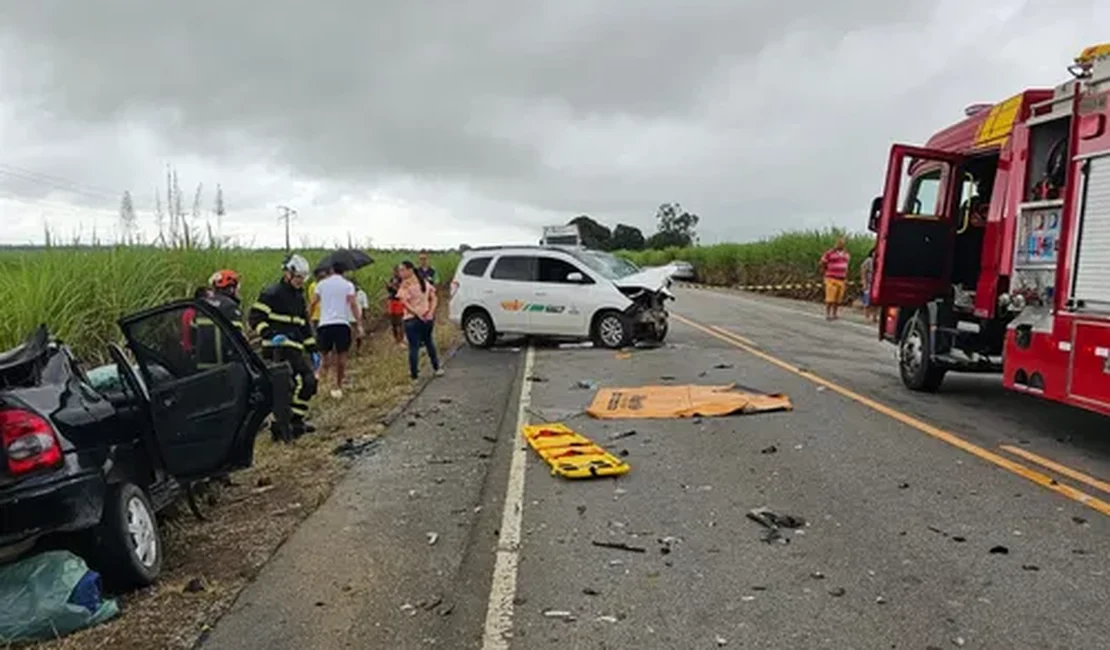 Colisão grave deixa dois homens feridos em Marechal Deodoro