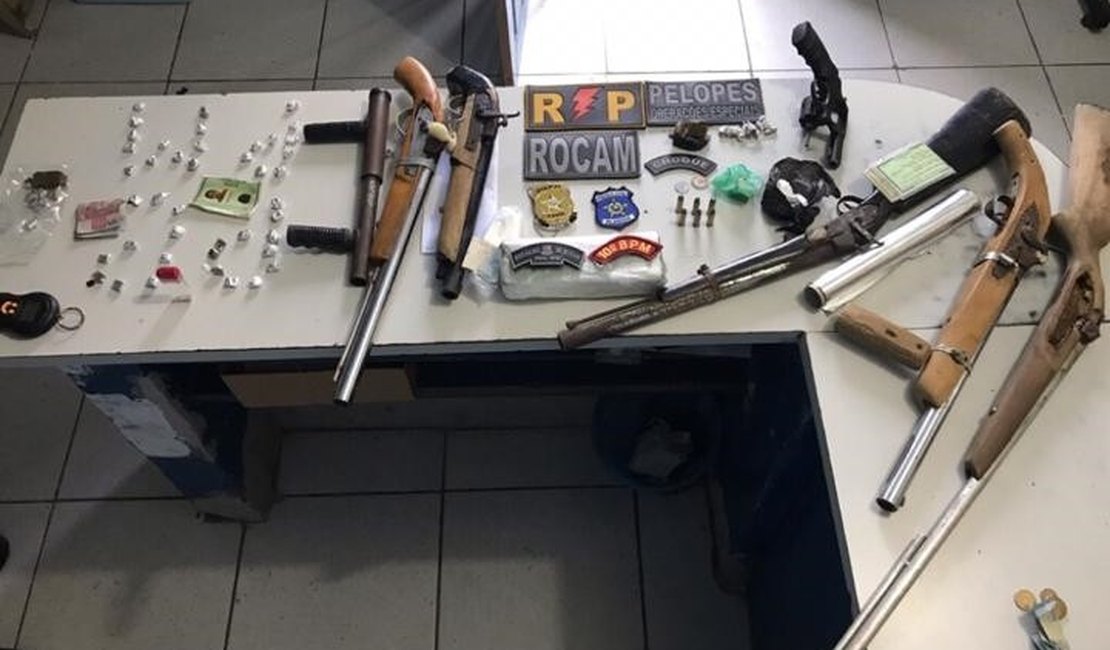 Operação conjunta prende quatro suspeitos de crimes no Agreste