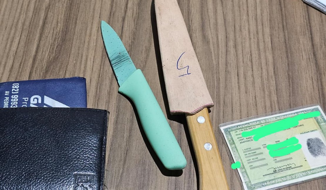 Homem descumpre medida protetiva e é preso pela PM ao ameaçar ex-companheira, em Arapiraca