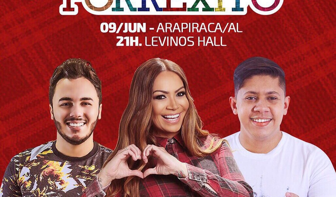 Primeiro show de Solange Almeida em Alagoas será na edição 2017 do Forrêxito
