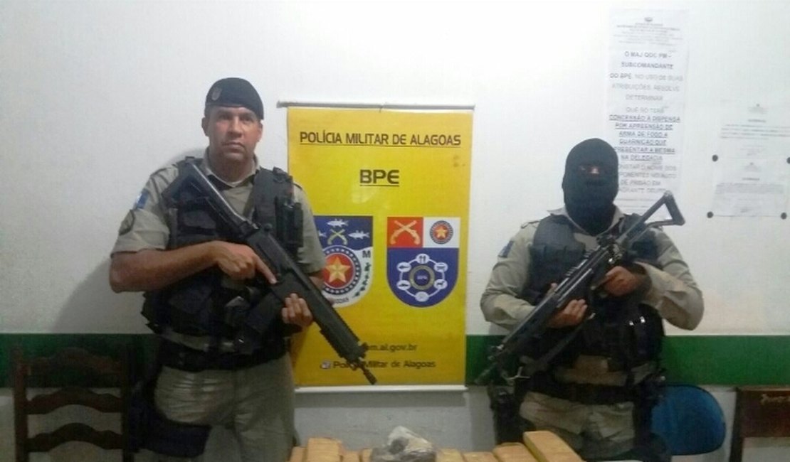 Polícia prende ex-detento com 10 kg de maconha em Rio Largo