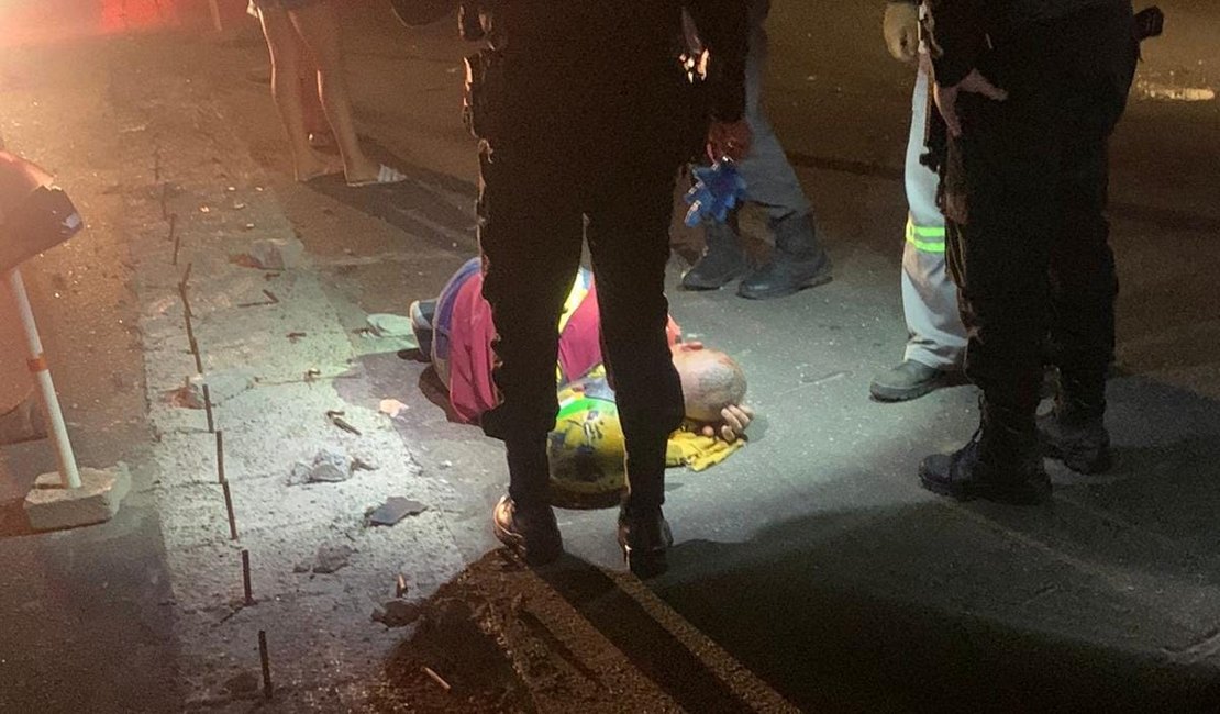 Condutor de motocicleta fica ferido após cair do veículo na zona rural de Igaci
