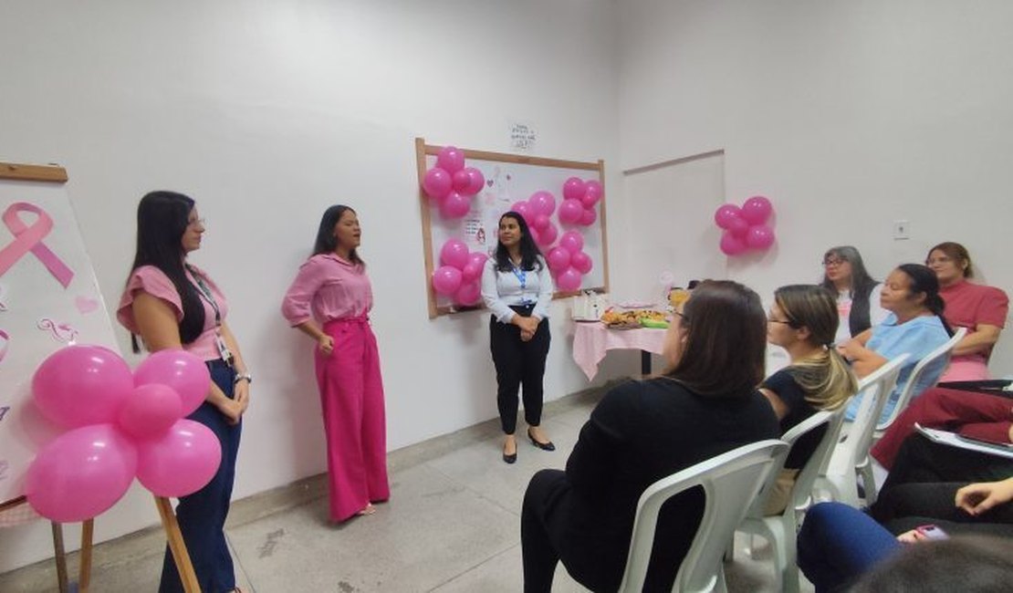 HE do Agreste promove palestra sobre prevenção e tratamento do câncer de mama em parceria com o Hospital de Amor