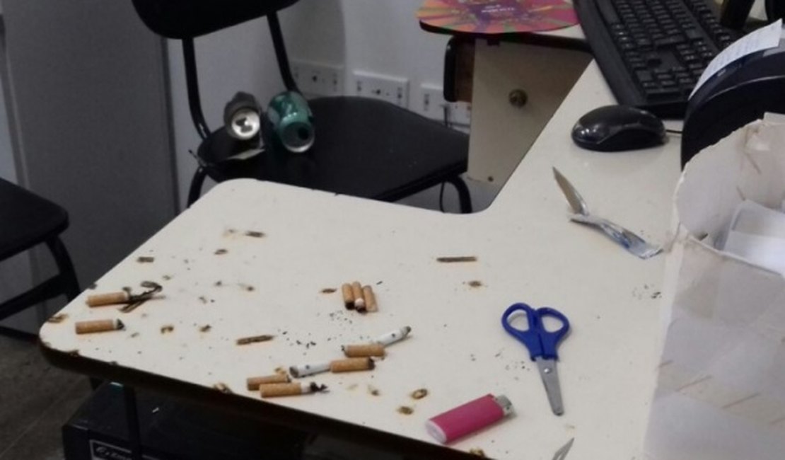 Bandidos arrombam posto de saúde, levam objetos e usam drogas no local, em AL