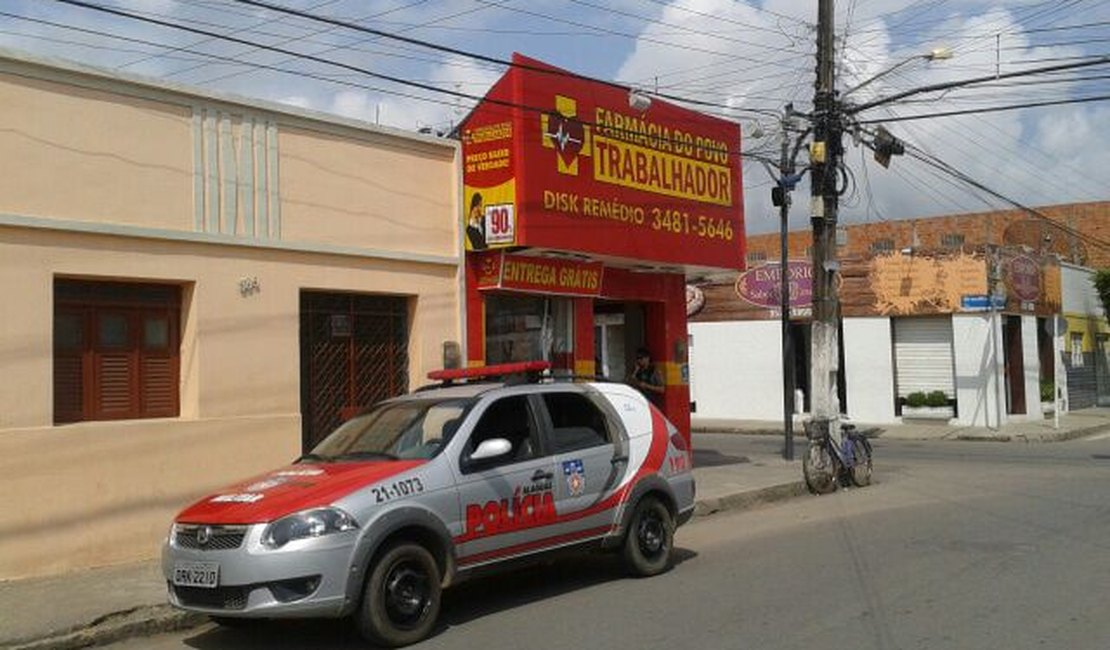 Farmácia do Povo Trabalhador é assaltada em Arapiraca