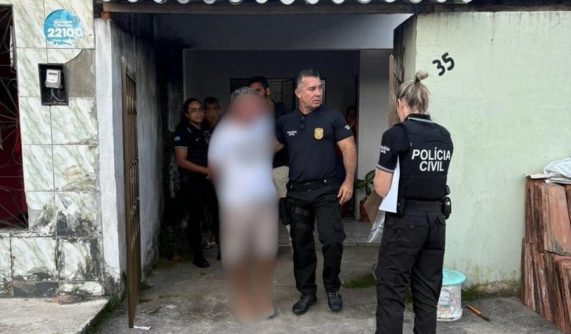 Polícia Civil prende homem que abusava da enteada desde os 8 anos de idade