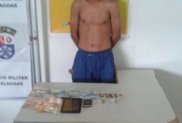Adolescente é apreendido com drogas em São Miguel dos Campos
