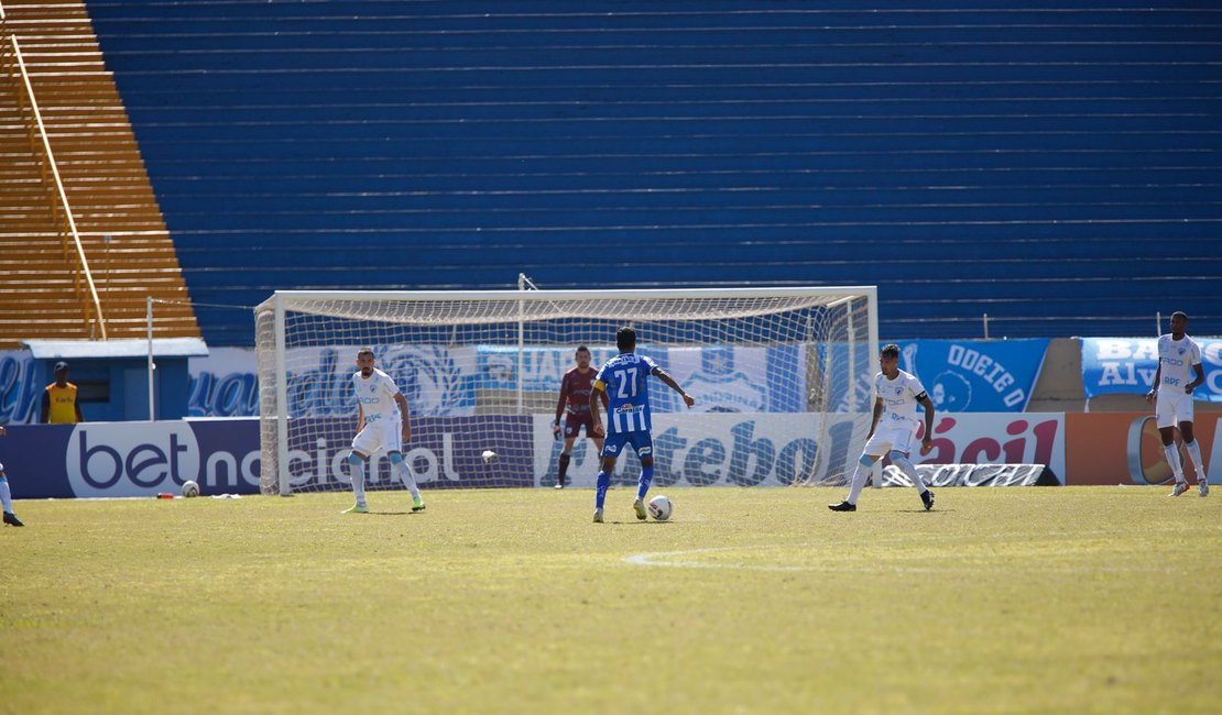 CSA empata com o Londrina por 0 a 0 fora de casa e deixa a zona do rebaixamento