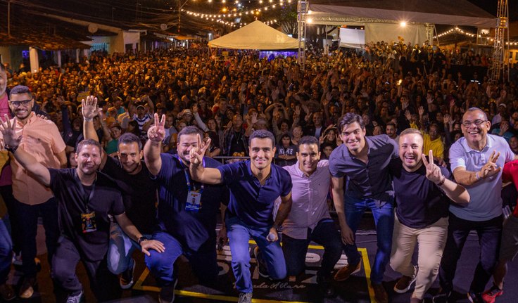 JHC prestigia apresentações juninas no polo Água de Cheiro, em Fernão Velho