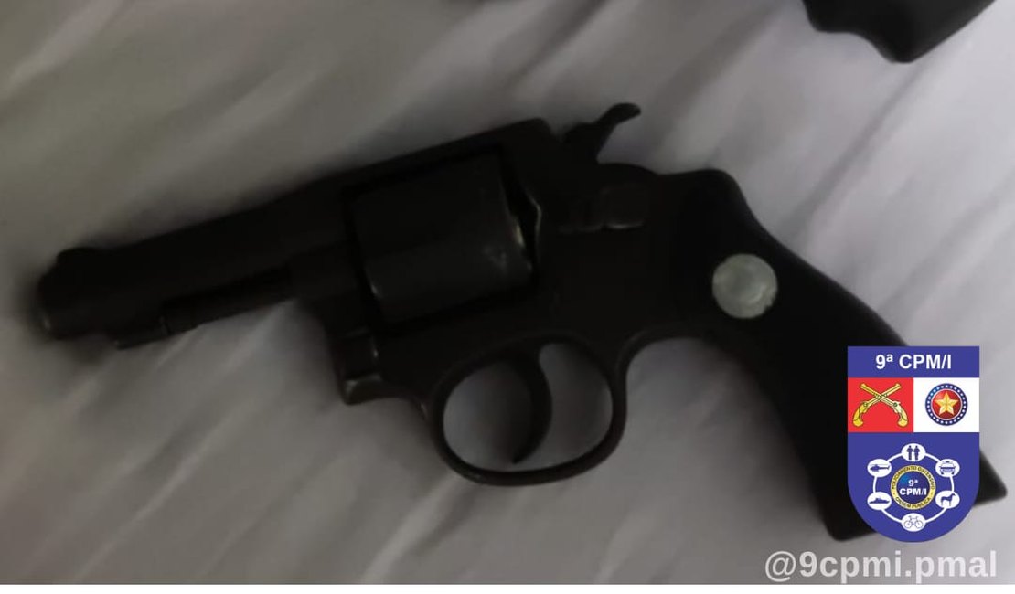 Equipe da 9ª CPM/I prende dois homens e apreende armas de fogo em abordagem em Coruripe