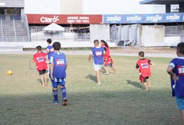 Jogando pela paz: iniciativa do MPAL promove tarde de lazer para filhos de torcedores do CSA e CRB