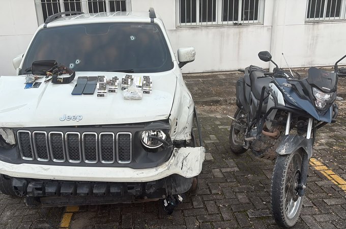 PM divulga balanço de apreensões após perseguição com troca de tiros na Cidade Universitária