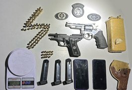 Suspeito de homícidios e tráfico de drogas é preso em Arapiraca