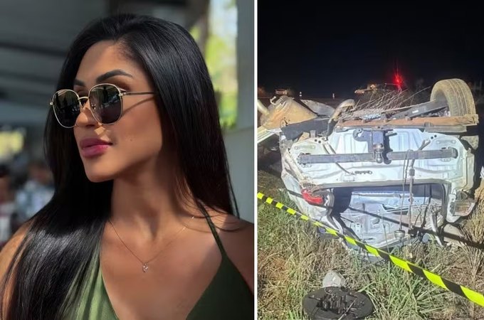 Influenciadora morre após acidente de carro em Goiás