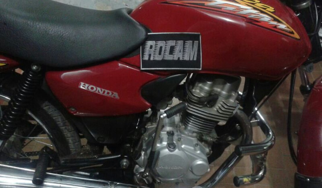 Rocam recupera moto roubada em Arapiraca
