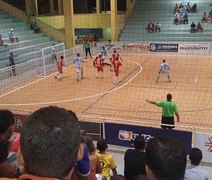 Jogos de futsal movimentam Ginásio Municipal João Paulo II em Arapiraca