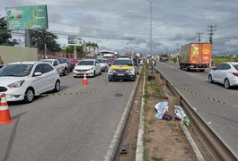 Pedestre morre após ser atropelada ao atravessar via na AL-220 em Arapiraca