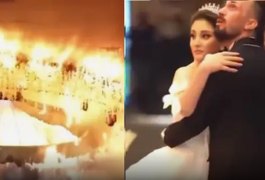 Vídeo mostra início de incêndio que matou mais de 100 em casamento no Iraque; confira
