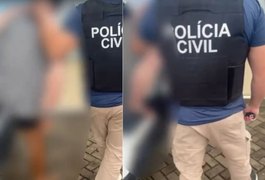 Polícia Civil prende em Maceió homem condenado por estupro em Coruripe; assista