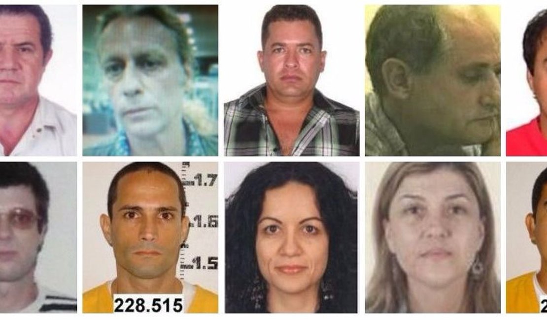 PF divulga lista com os dez criminosos mais procurados pela Interpol no país