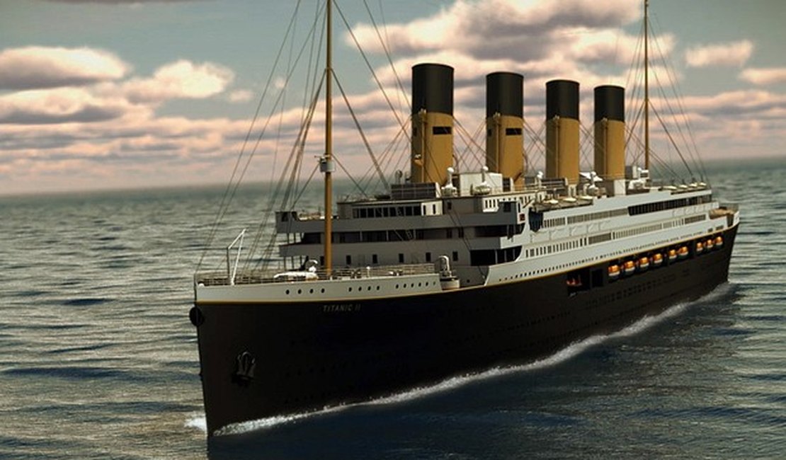 Titanic II fará viagem inaugural em 2018 e já tem fila de espera com 50 mil pessoas