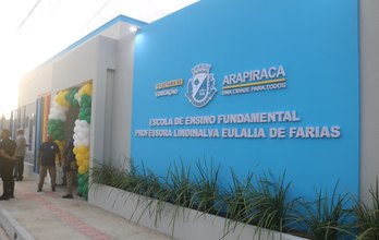 Escola reformada no bairro Bom Sucesso