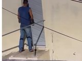 Homem tenta arrombar igreja católica em Canafístula do Cipriano, em Girau do Ponciano