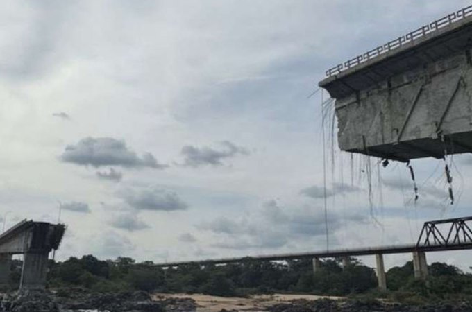 Sobe para 14 o número desaparecidos após queda de ponte