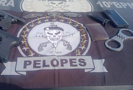 Polícia Militar frustra extorsão e prende dupla que se passava por agentes de segurança no Agreste alagoano