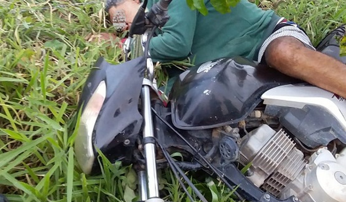 Homem em motocicleta é morto a tiros na zona rural de Arapiraca