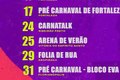Banda Eva divulga agenda com show no Folia de Rua de Arapiraca no dia 29 de janeiro