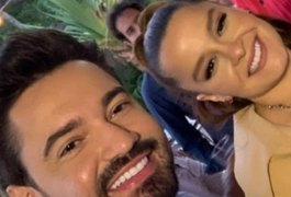 Fernando e Maiara surgem de casal em festa de casamento após dois meses do fim do noivado