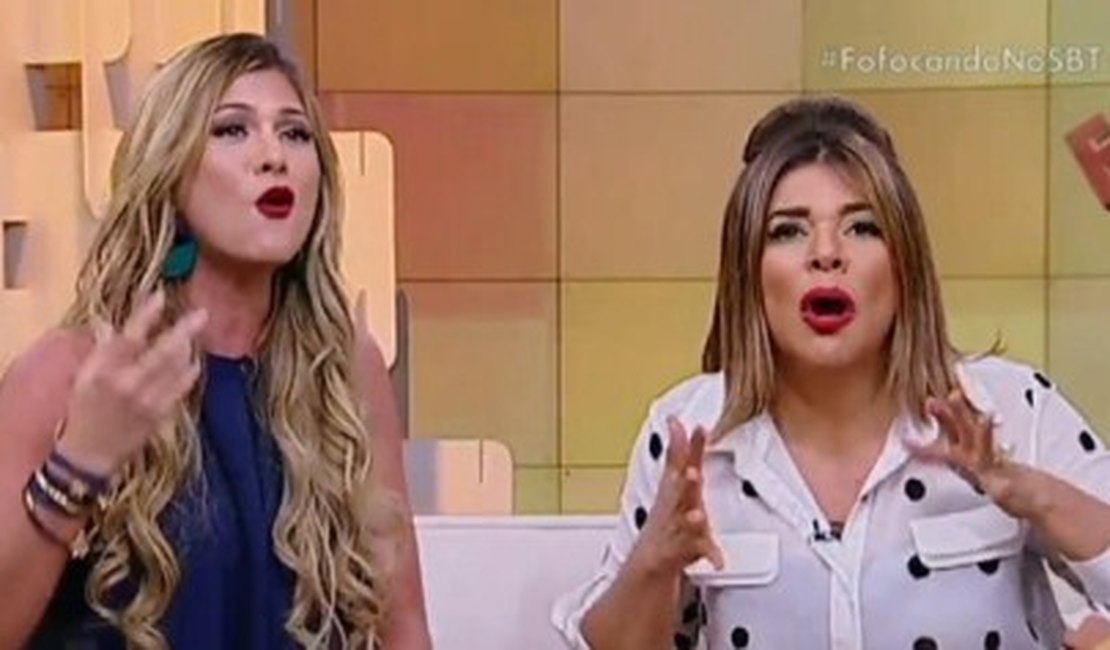 Lívia Andrade e Mara protagonizam barraco no ‘Fofocando’