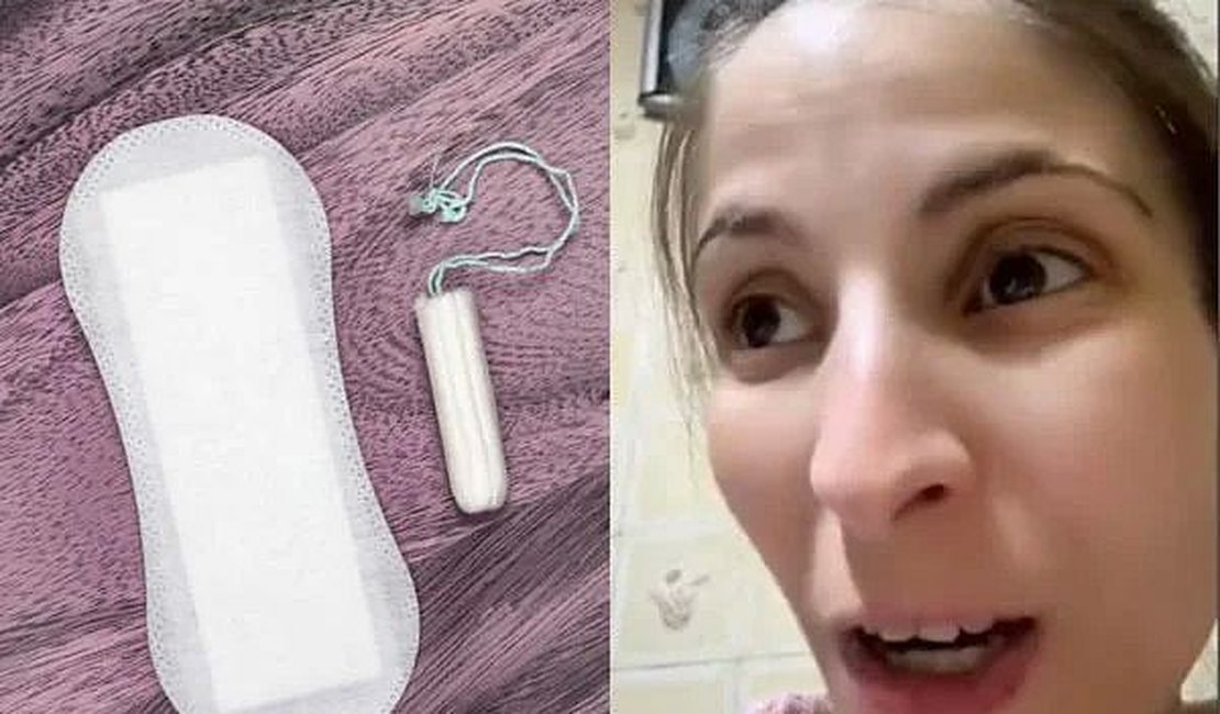 VÍDEO: Mulher diz que fica cinco dias sem trocar absorvente por gostar do cheiro: 'Sardinha'