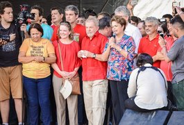 Lula e Dilma visitam obra do São Francisco na PB e fazem discurso
