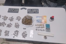 Homem que vendia drogas em residência é preso em flagrante em Arapiraca