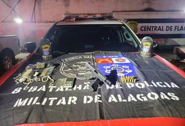 Acusado de vários homicídios e braço direito de liderança do tráfico de drogas em Rio Largo, 'Kiki' é preso pela PM