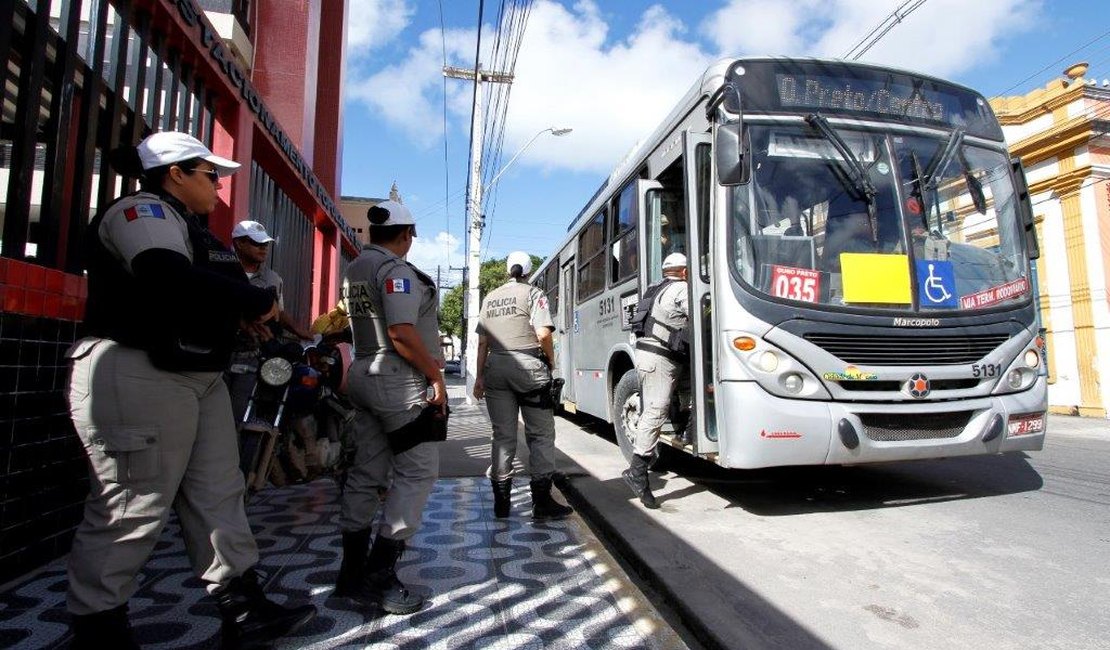 Maceió registra menor número de assaltos a ônibus desde 2012, aponta SSP