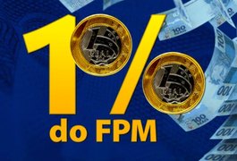 Prefeitos alagoanos comemoram aumento de 1% no FPM que 'vai tirar prefeituras do sufoco'