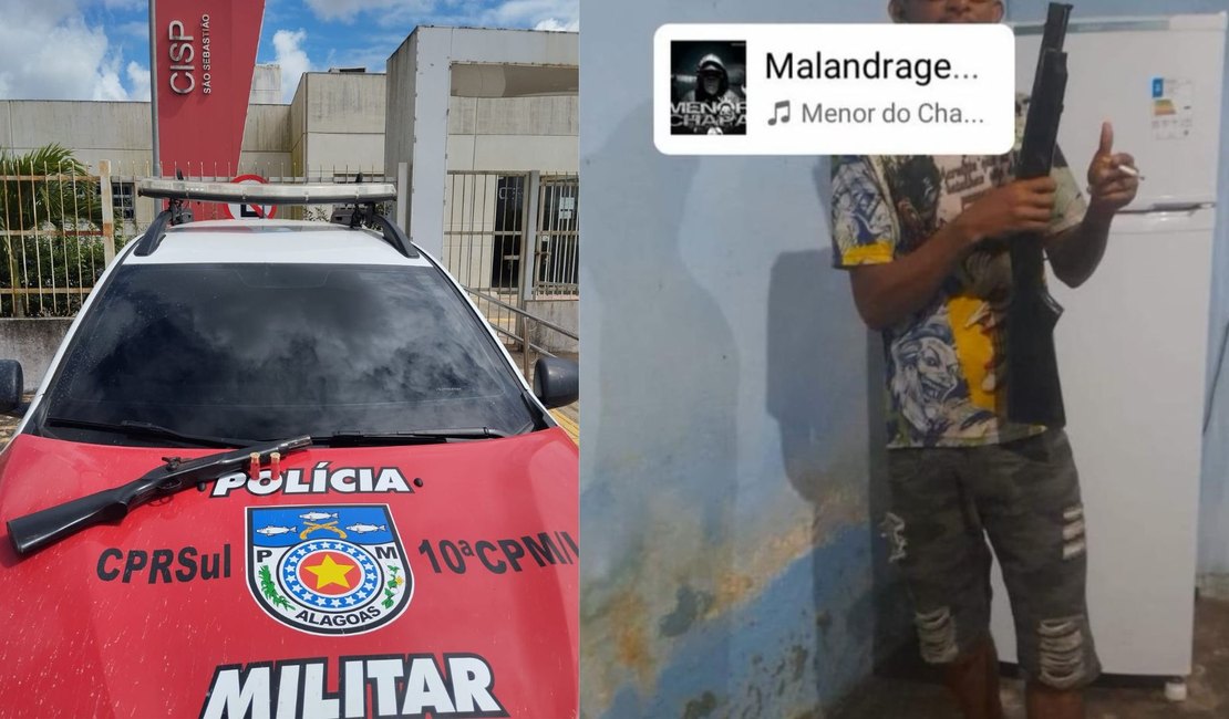 Após denúncia, polícia militar prende homem por posse ilegal de arma de fogo em São Sebastião