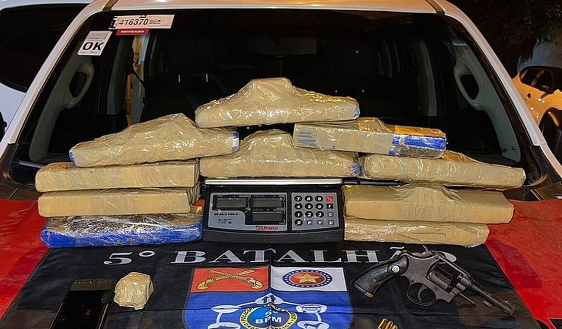 Troca de tiros com a polícia termina com suspeito ferido e outro preso, em Maceió