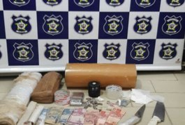 PC prende suspeitos de tráfico e apreende drogas no Agreste