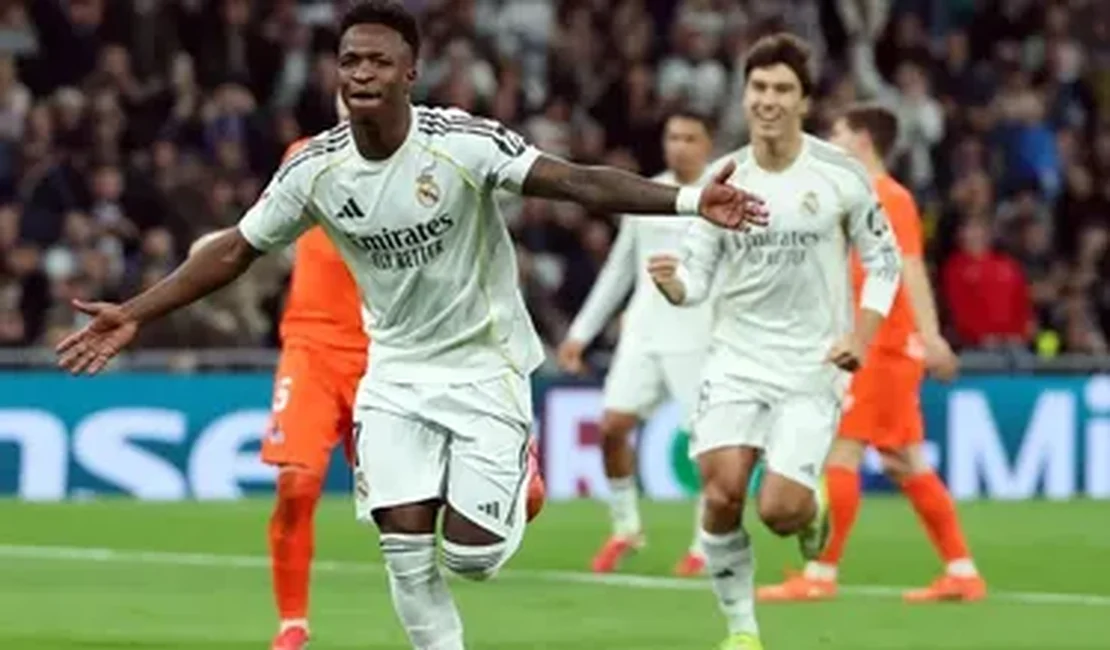 Vini Jr. supera Neymar em La Liga e se aproxima de marca de Mbappé no Real Madrid