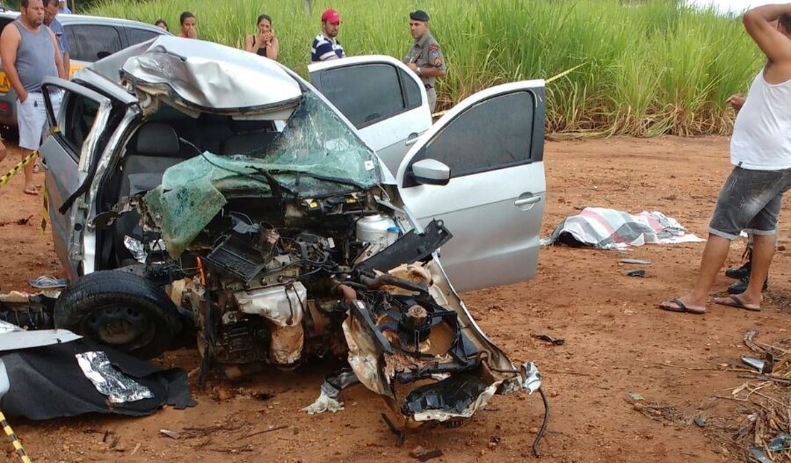 [VÍDEO] Grave acidente deixa um morto e dois feridos em Coruripe