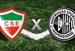Federação redefine horário da partida entre CSE e ASA pela Copa Alagoas; confira