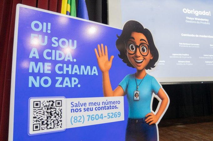Prefeitura de Arapiraca lança CIDA, assistente virtual que aproxima serviços públicos da população
